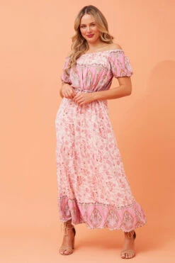 ULTIMA PAISLEY BOHO MIDI DRESS -Femme Connection Sales 15dada2317b4ad9096da84d74275396a b8ef1b81 a48c 42be bce0 3d1829faac47