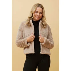 MOSCOW FAUX FUR JACKET -Femme Connection Sales 16ba7f38541bb47657c2e12f5639f3e1