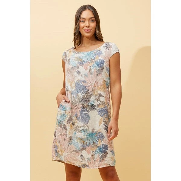 SISLEY LINEN SHORT DRESS 10 SISLEY LINEN SHORT DRESS - Image 8