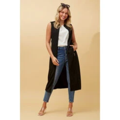 HYLEE LONGLINE VEST -Femme Connection Sales 1711eac0afbd30670bafdd303229dcd2