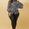 BELLE ANIMAL PRINT LONG BALLOON SLEEVESHIRT 2 BELLE ANIMAL PRINT LONG BALLOON SLEEVESHIRT -Femme Connection Sales 17343d7af6ac981e43b240ee0f60852c