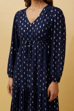 CRYSTELLE TEARDROP FOIL PRINT MAXI DRESS -Femme Connection Sales 18d24c47bbed3891f7fc52b138576648