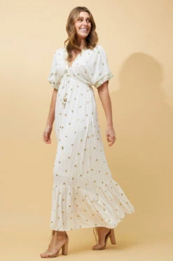 CHRISTINA SEQUIN POLKA DOT MAXI DRESS -Femme Connection Sales 1900669049e05fa7af2eabf6f5e10ec5