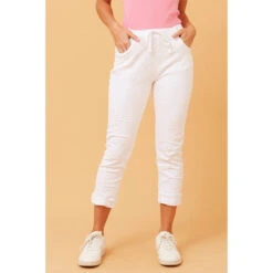BRENTA SOLID JOGGER PANTS 25 BRENTA SOLID JOGGER PANTS -Femme Connection Sales 193634b497c1a8368f202f1117609bb5