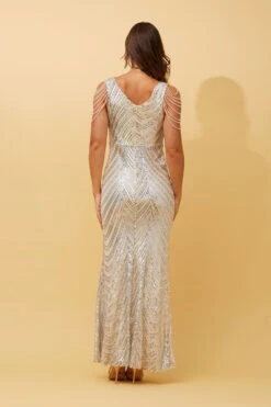SHEBA SEQUINED MAXI DRESS -Femme Connection Sales 19cb1b538805e935168d00ef41a81308