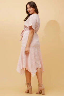 PRIMULA GINGHAM MIDI DRESS -Femme Connection Sales 1ab4dce1e3a52b043c660ca5ca6fb8df