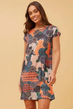 PAULA BOHO SHIFT DRESS