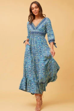 Stella JASMINE PAISLEY BOHO MAXI DRESS -Femme Connection Sales 1b04cc6f68b0ba8e7bec09d6bd1bfdee