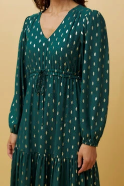 CRYSTELLE TEARDROP FOIL PRINT MAXI DRESS -Femme Connection Sales 1b79a6018a8d703c9b1d7304a8a3e3a3