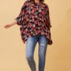 KLORA ABSTRACT BOHO PRINT TOP -Femme Connection Sales 1b8a4f9b779060133d1ffd10aac5b234