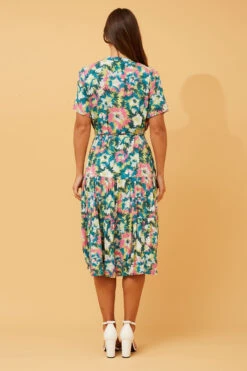 MARIELLA FLORAL MIDI DRESS -Femme Connection Sales 1beac37bbc09fd32c835501c6ebcd3fe