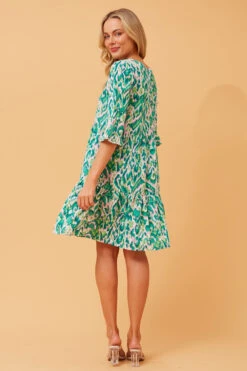 NIKO ABSTRACT PRINT SHORT DRESS -Femme Connection Sales 1e4d61c5c76567b49095a5aa3d68d3f1