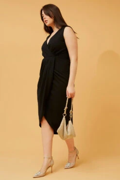 FELICIA CROSSOVER MIDI DRESS -Femme Connection Sales 1f229a3c505817024191cf91954f71a6