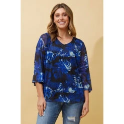 DILLIANA LEAF PRINT DOUBLE LAYERED TOP 17 DILLIANA LEAF PRINT DOUBLE LAYERED TOP -Femme Connection Sales 1fc4f6c8ed7b2c218672918021657b42
