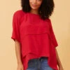 DOUBLE LAYERED ASYMMETRICAL HEM TOP 2 DOUBLE LAYERED ASYMMETRICAL HEM TOP -Femme Connection Sales 2018ec229379077ffbb46879bccc59ad