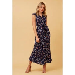 RAVINA FLORAL MAXI DRESS -Femme Connection Sales 20398ba16099c6f157582429e8b369a6