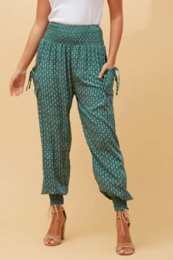FLORAL BOHO HAREM PANTS -Femme Connection Sales 211d012f52dfa7a2ec02269edce9a751