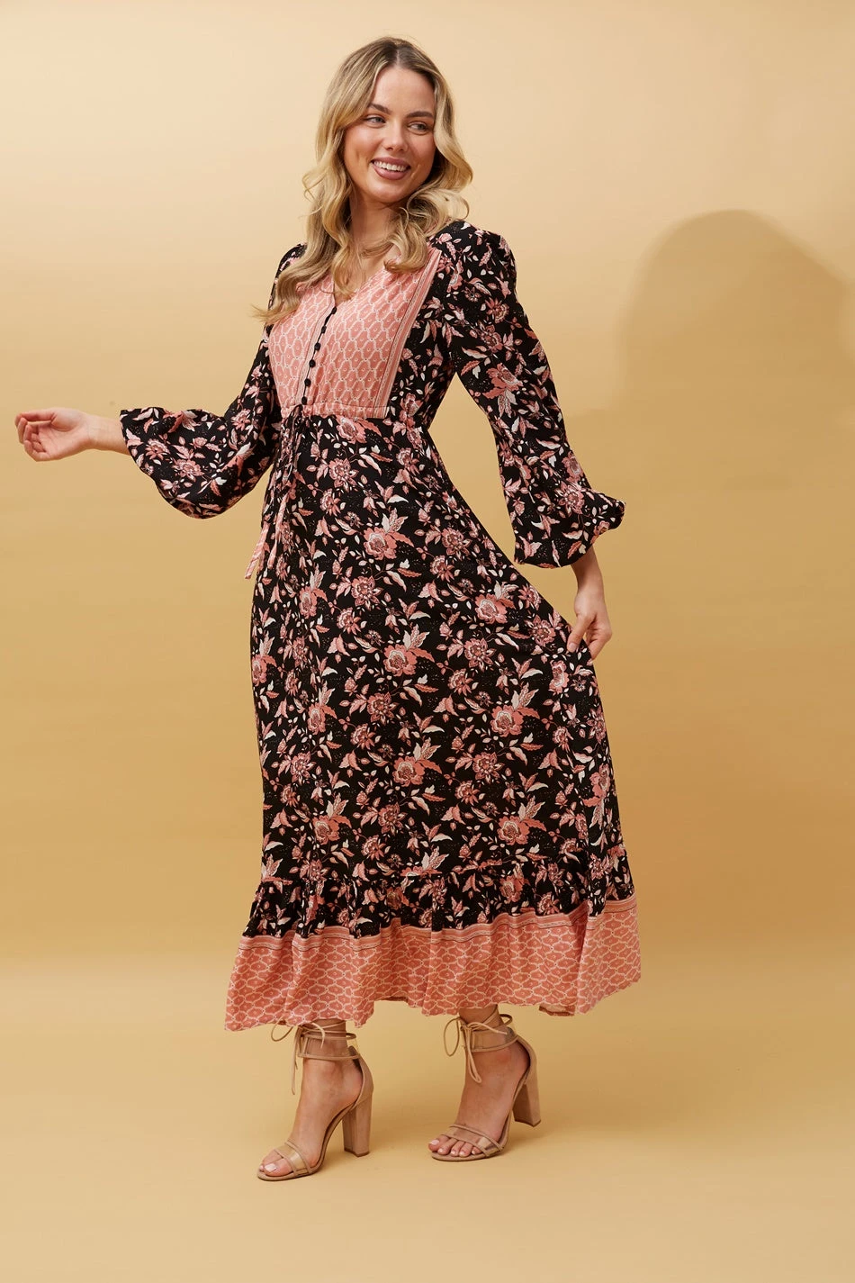 FLORAL BOHO MAXI DRESS 8 FLORAL BOHO MAXI DRESS - Image 6