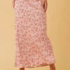AURORA FLORAL MIDI SKIRT -Femme Connection Sales 214da776ef048c24e3f5c51c354b3fbb