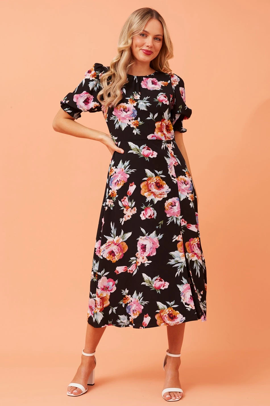 PEYTON FLORAL MIDI DRESS 4 PEYTON FLORAL MIDI DRESS - Image 2