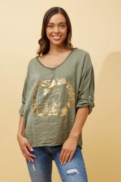 LUCCA GRAPHIC PRINT TOP -Femme Connection Sales 2295b0b33d5fb4cf708fceeb9475f432