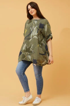 CIA FLORAL LINEN TOP -Femme Connection Sales 24dcd40f5a4053b7d196e686b666a478