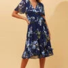 DALLAS FLORAL WRAP DRESS 1 DALLAS FLORAL WRAP DRESS -Femme Connection Sales 257e640fe1d7dd75d591f48e221d0bc6
