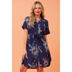 ETHEL EMBROIDERED SHORT DRESS -Femme Connection Sales 25de899f83f35f9c9cdcf5861e390c65
