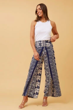 JAZ BOHO WIDE LEG PANTS -Femme Connection Sales 2712a4f6489302dd69c74e32f9e4b618