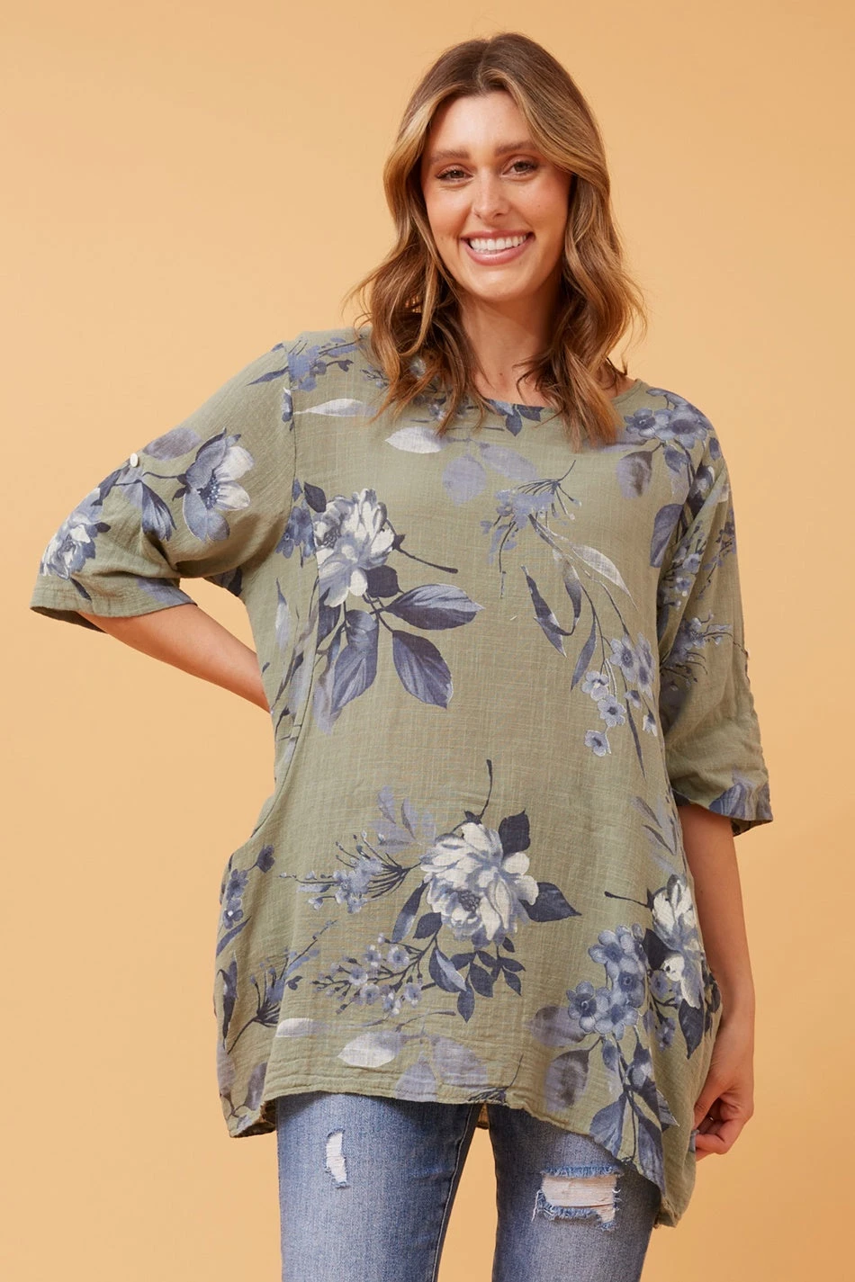 CIA FLORAL TUNIC TOP 5 CIA FLORAL TUNIC TOP - Image 3