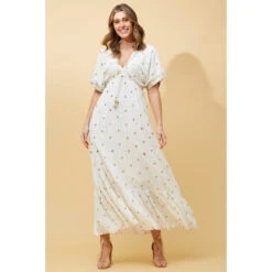 CHRISTINA SEQUIN POLKA DOT MAXI DRESS -Femme Connection Sales 2786b182c32dea2ac553c9fd9fdf37d3