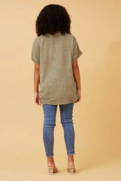 JULINA EVIL EYE LINEN TOP -Femme Connection Sales 27f171d637421a7a70297f16188d3aee