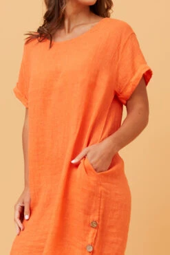 DONATELLA LINEN SHORT DRESS 32 DONATELLA LINEN SHORT DRESS -Femme Connection Sales 27fb2c67f2d4ce9dcb604b04eea8ad98