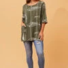 VALERIA FISH PRINT TOP -Femme Connection Sales 2822729c82a84758b5c7698b1055ce5e