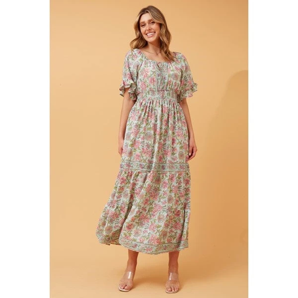 ORIETTA FLORAL MAXI DRESS 10 ORIETTA FLORAL MAXI DRESS - Image 8