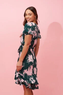 BRENDA FLORAL SHORT DRESS 23 BRENDA FLORAL SHORT DRESS -Femme Connection Sales 28b44e26281097f5433487fb600eef75