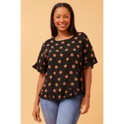 FRILA POLKA DOT TOP 17 FRILA POLKA DOT TOP -Femme Connection Sales 28b5a180709b1eb08f555ba77fff2b9a