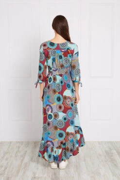 PRINTED BOHO MAXI DRESS -Femme Connection Sales 2951c307f75e7470f0d6b85074d17f59