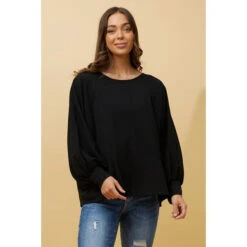 TEREZE OVERSIZED BATWING SLEEVE BLOUSE -Femme Connection Sales 29653d33aff83c04966c0848894c9684