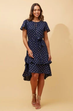 IZZY GOLD TEAR DROPMIDI DRESS -Femme Connection Sales 2a2a547110e297ce8bad0c031cb8071b