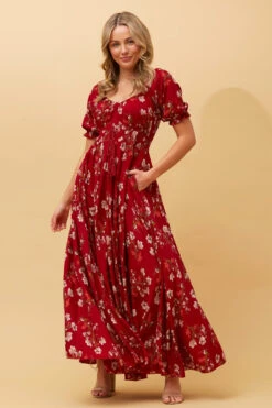 DAISY FLORAL BOHO MAXI DRESS -Femme Connection Sales 2a33e339e5b65833a09c4c579383574c
