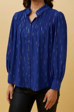 GEMINI FOIL PRINT SHIRT -Femme Connection Sales 2a79351cb9abd3f7471b9c0fe1117d0a