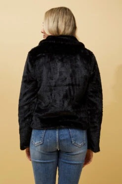 MOSCOW FAUX FUR JACKET -Femme Connection Sales 2adb3279fc54f9be4eac3b8080636d32