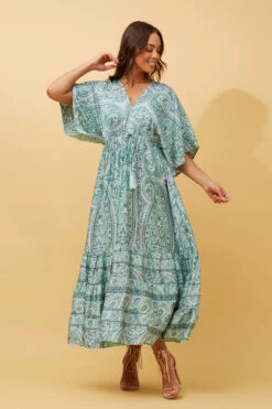 DOLTON BOHO SATIN MAXI DRESS -Femme Connection Sales 2ae294caf00c71a3938ad32f67c3c3e0
