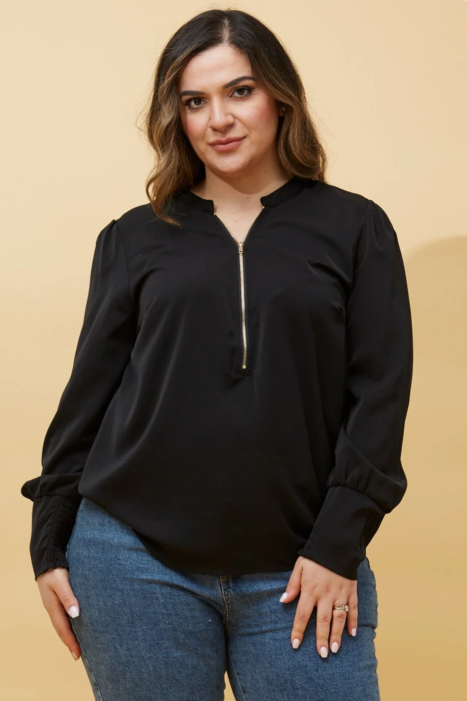Stella LONG SLEEVE ZIP FRONT TOP 5 Stella LONG SLEEVE ZIP FRONT TOP - Image 3