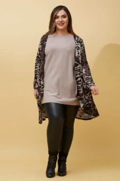 AIDEN ANIMAL PRINT WATERFALL CARDIGAN 14 AIDEN ANIMAL PRINT WATERFALL CARDIGAN -Femme Connection Sales 2b8994a64ca0e5e1825e76df94cfc445