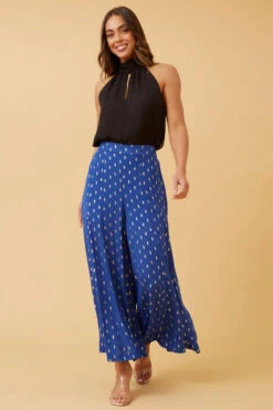 SCOUT GOLD FOIL PRINT PANTS -Femme Connection Sales 2c70358ddb88362c5688d610b2ac024a