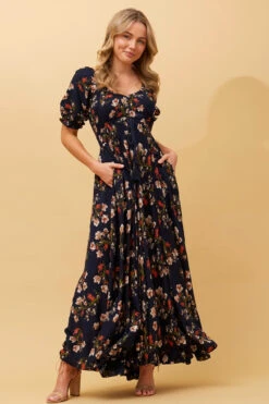 DAISY FLORAL BOHO MAXI DRESS -Femme Connection Sales 2cad36294d264b163a0e2005ed96002a