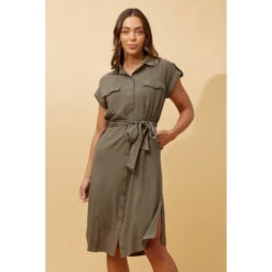 ORIANA UTILITY SHIRT DRESS 29 ORIANA UTILITY SHIRT DRESS -Femme Connection Sales 2cd1a553104a81f47821c2d0eaacd268