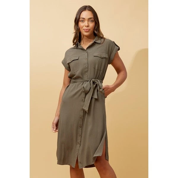 ORIANA UTILITY SHIRT DRESS 16 ORIANA UTILITY SHIRT DRESS - Image 14